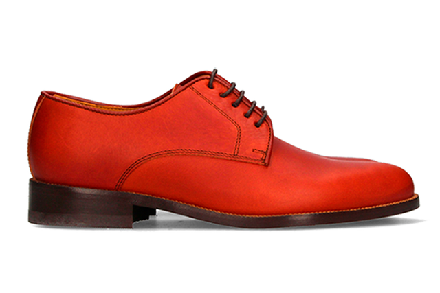 Zapato con Cordones Ternera Avellana Valverde del Camino