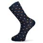 CHAUSSETTE À POIS BLEUS