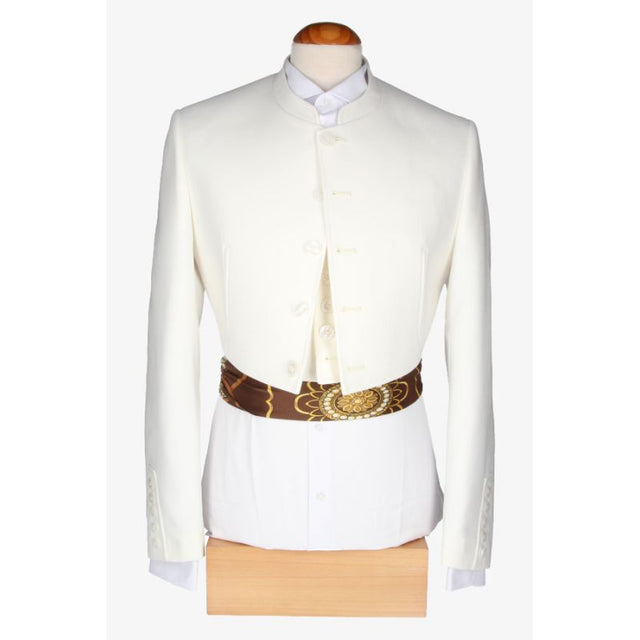 Chaqueta y Chalequillo Blanco Roto