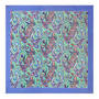 CHILDREN'S BLUE HANDKERCHIEF WITH FISH PRINT