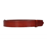Dark Leather Buckleless Belt