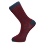 CHAUSSETTES À MOUSTACHE BORDEAUX