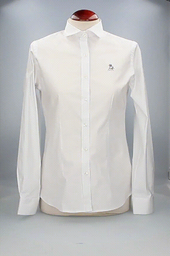 CAMISA MUJER POPELIN/LICRA BLANCO