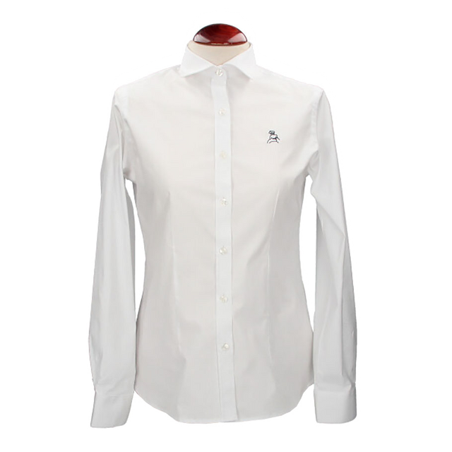 CAMISA MUJER POPELIN/LICRA BLANCO