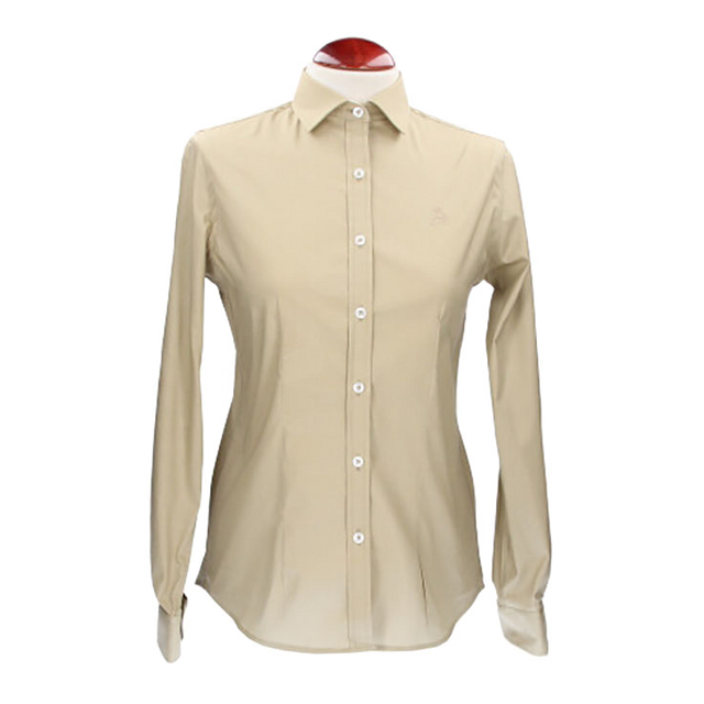 CAMISA MUJER POPELIN/LICRA CAMEL