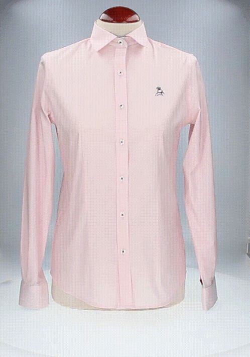 CAMISA MUJER POPELIN/LICRA ROSA