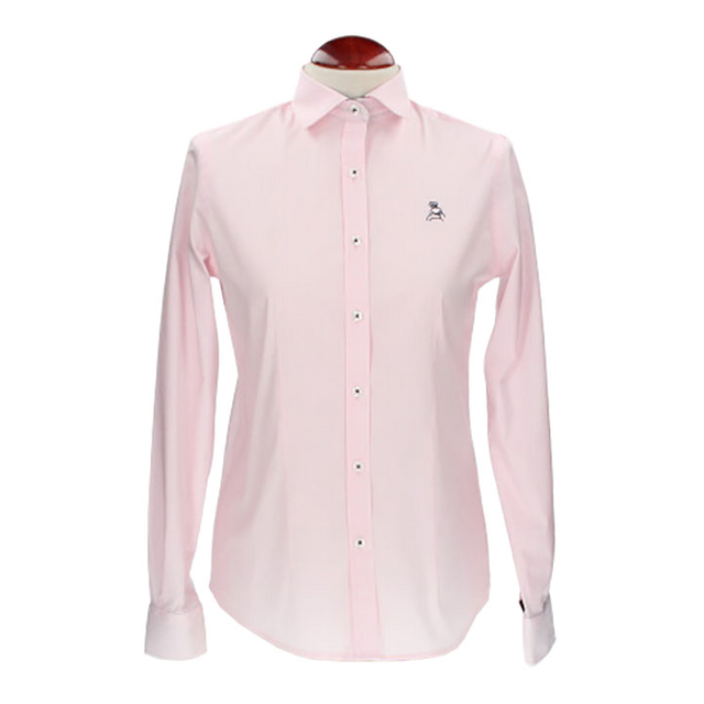 CAMISA MUJER POPELIN/LICRA ROSA