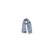 Bufanda Reversible con Estampado de Cuadros Azul/Gris