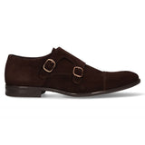 Zapato Doble Hebilla Marrón