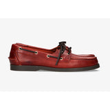 Zapato Náutico Color Rojo