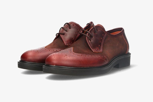 Blucher Engrasado Trufa y Cuero
