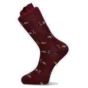 SCOTT BURGUNDY SOCK