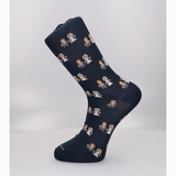 CHAUSSETTES DE MARIAGE BLEUES