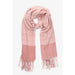 Bufanda Cuadros Finos Rosa
