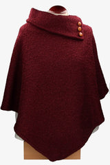 Poncho Toffee Burdeos