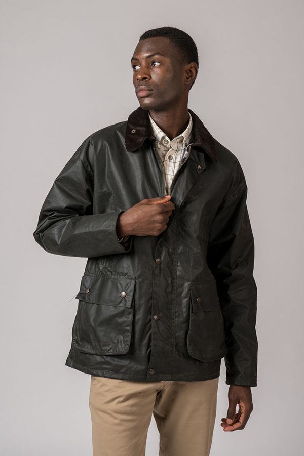 Chaqueta Encerada Burley Verde