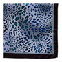 LIGHT BLUE ANIMAL PRINT SCARF