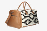 Bolso de Viaje Cuero con Estampado Étnico
