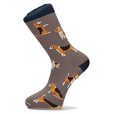 CHAUSSETTE BEAGLE GRIS-MARINE