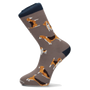 CHAUSSETTE BEAGLE GRIS-MARINE