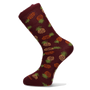 CHAUSSETTE ANANAS BORDEAUX