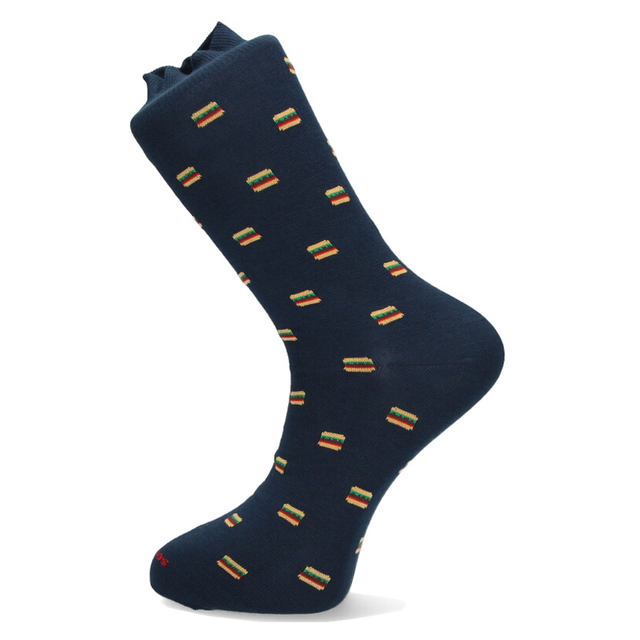 CALCETIN MINIBURGUER MARINO