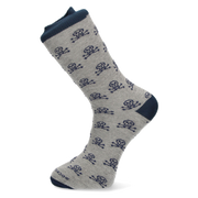 CALCETIN CALAVERA GRIS