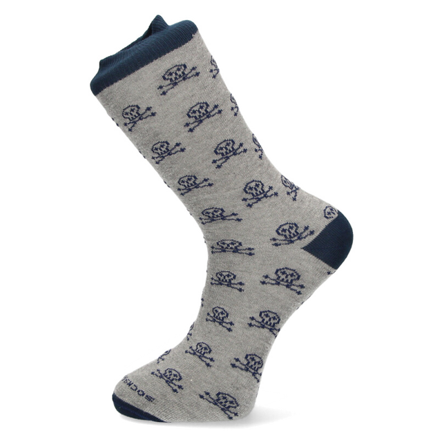CALCETIN CALAVERA GRIS