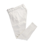 WHITE CRO BREECHES WITH REINFORCEMENT