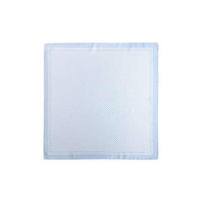 Light Blue Houndstooth Scarf