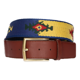 CINTURÓN LONA ÉTNICO VERDE-AZUL-AMARILLO