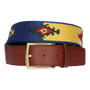 CINTURÓN LONA ÉTNICO VERDE-AZUL-AMARILLO