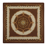 Écharpe à chaîne marron