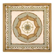 BEIGE CHAIN HANDKERCHIEF