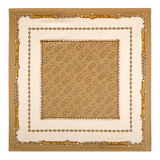 ÉCHARPE À CERCLES BEIGE