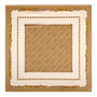 BEIGE CIRCLES SCARF