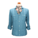 CAMISA CUBANA LINO INDIGO