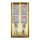 Burgundy Cashmere Gray Dress Suspender