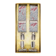 T GREY CASHMERE LARGE BURGUNDY