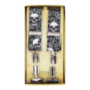 T BLACK CASHMERE AND SKULL