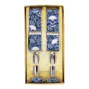 T BLUE CASHMERE AND SKULL