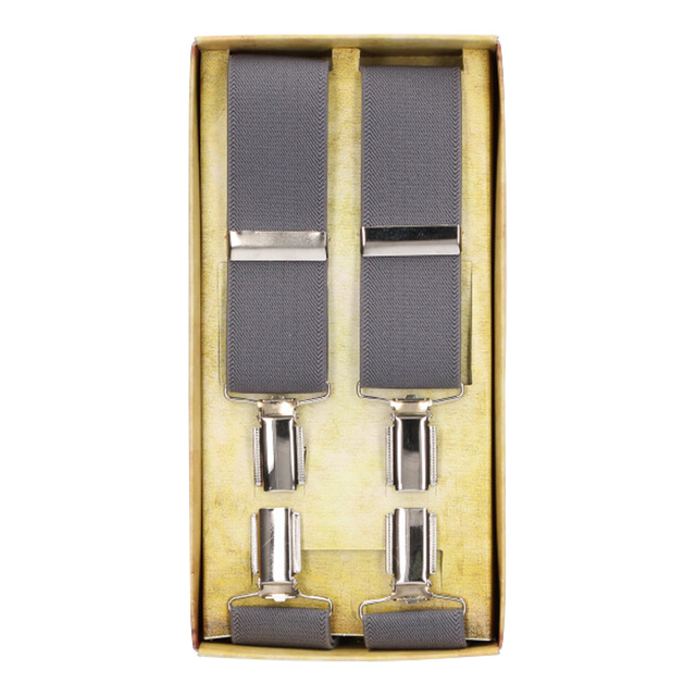 Bretelles de robe grises unies