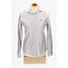 Brown Striped Women's Shirt with Navy Amazon Embroidery