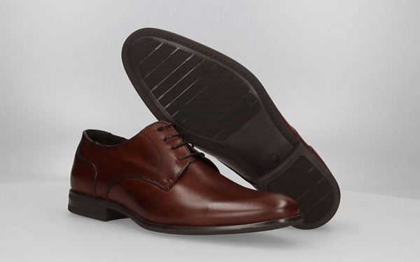 BLUCHER PLAIN TOE COGNAC