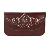 Rociero Bag Embroidered Leather White Valverde del Camino