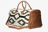 Bolso de Viaje Cuero con Estampado Étnico