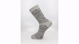 CHAUSSETTE DE MUSIQUE GRISE