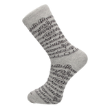 CHAUSSETTE DE MUSIQUE GRISE