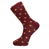 CHAUSSETTES CANARD BORDEAUX