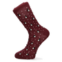 CALCETIN PINGÜINOS BURDEOS